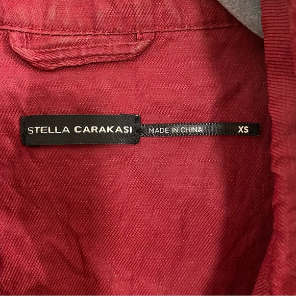 Stella Carakasi Maroon On The Go Vest Sleeveless Long Gorpcore Size XS - Picture 3 of 9